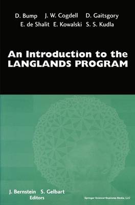 Joseph Bernstein (Ed.) - An Introduction to the Langlands Program - 9780817632113 - V9780817632113