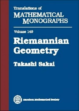 Takashi Sakai - Riemannian Geometry (Translations of Mathematical Monographs) - 9780821802847 - V9780821802847