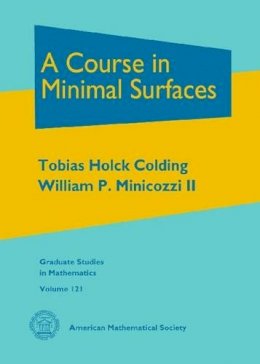 Tobias Holck Colding - A Course in Minimal Surfaces (Graduate Studies in Mathematics) - 9780821853238 - V9780821853238