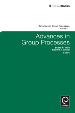 Shane R. Thye - Advances in Group Processes - 9780857243294 - V9780857243294