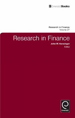 John W. Kensinger - Research in Finance - 9780857245410 - V9780857245410