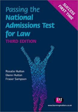 Rosalie Hutton - Passing the National Admissions Test for Law (LNAT) - 9780857254856 - V9780857254856