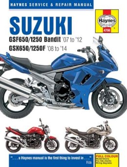 Phil Mather - Suzuki GSF650/1250 Bandit & GSX650/1250F (07-14) Haynes Repair Manual - 9780857336392 - V9780857336392