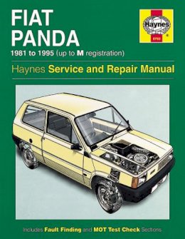 Haynes Publishing - Fiat Panda (81 - 95) Haynes Repair Manual - 9780857336897 - V9780857336897