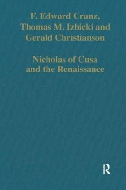 F. Edward Cranz - Nicholas of Cusa and the Renaissance (Variorum Collected Studies Series, Cs 654) - 9780860788010 - KSG0033442