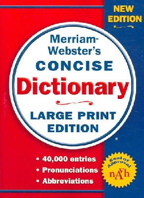 Merriam-Webster Inc. - Merriam-Webster's Concise Dictionary - 9780877796442 - V9780877796442