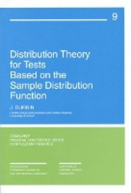 J. Durbin - Distribution Theory for Tests Based on Sample Distribution Function - 9780898710076 - V9780898710076