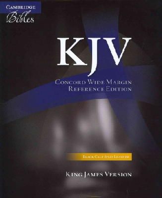 Bible - KJV Concord Wide Margin Reference Edition Black Calf Split Leather KJ763:XM - 9781107696013 - V9781107696013