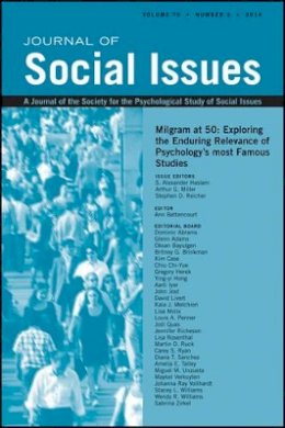 S. Alexander Haslam (Ed.) - Milgram at 50: Exploring the Enduring Relevance of Psychology´s most Famous Studies - 9781119029021 - V9781119029021