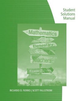 Ricardo Fierro - Mathematics for Elementary School Teachers - 9781133363743 - V9781133363743