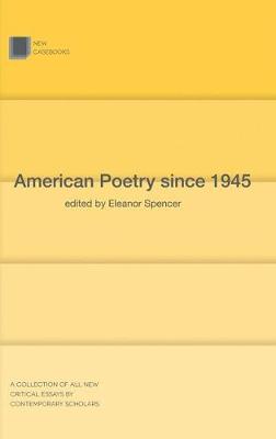 Eleanor Spencer-Regan - American Poetry since 1945 - 9781137324450 - V9781137324450