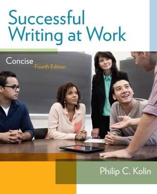 Philip Kolin - Successful Writing at Work: Concise Edition - 9781285052564 - V9781285052564