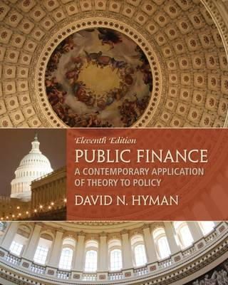 David Hyman - Public Finance: A Contemporary Application of Theory to Policy - 9781285173955 - V9781285173955