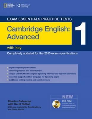 Tom Bradbury - Exam Essentials Practice Tests: Cambridge English Advanced 1 with Key and DVD-ROM - 9781285744971 - V9781285744971