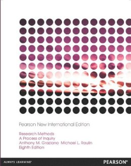 Anthony Graziano - Research Methods: A Process of Inquiry: Pearson New International Edition - 9781292042169 - V9781292042169