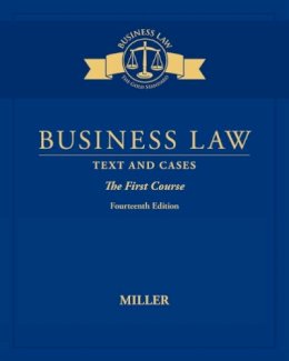 Roger Miller - Business Law: Text & Cases - The First Course - 9781305967267 - V9781305967267