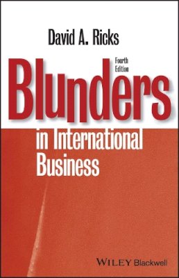 David A. Ricks - Blunders in International Business - 9781405134927 - V9781405134927