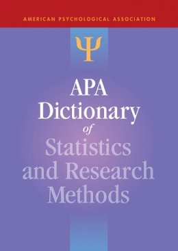 Sheldon . Ed(S): Zedeck - APA Dictionary of Statistics and Research Methods - 9781433815331 - V9781433815331