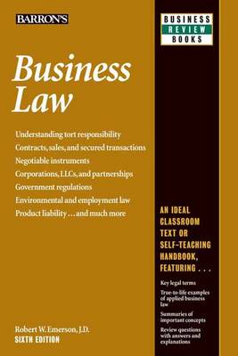 Robert W. Emerson - Business Law - 9781438005119 - V9781438005119