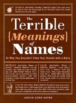 Justin Cord Hayes - The Terrible Meanings of Names: Or Why You Shouldn't Poke Your Giselle with a Barry - 9781440552557 - V9781440552557