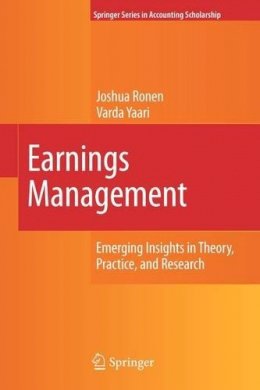 Ronen, Joshua; Yaari, Varda - Earnings Management - 9781441938350 - V9781441938350