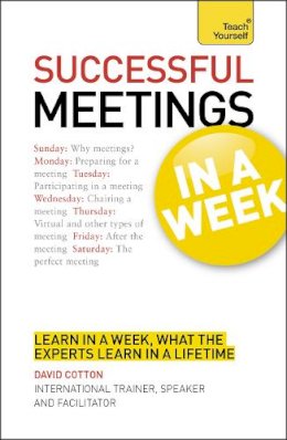 David Cotton - Successful Meetings in a Week: Teach Yourself - 9781444159196 - V9781444159196