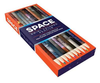 Chronicle Books - Space Swirl Colored Pencils: 10 two-tone pencils featuring photos from NASA - 9781452160986 - V9781452160986