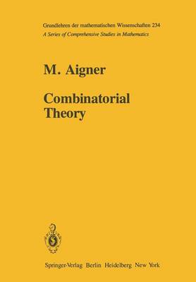 Martin Aigner - Combinatorial Theory - 9781461566687 - V9781461566687