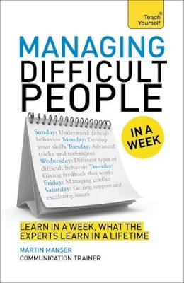 David Cotton - Managing Difficult People in a Week - 9781471800344 - V9781471800344