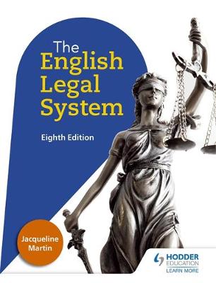 Jacqueline Martin - English Legal System Eighth Edition - 9781471879159 - V9781471879159