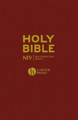 New International Version - NIV Larger Print Burgundy Hardback Bible - 9781473651562 - V9781473651562