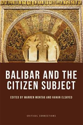 Warren Montag - Balibar and the Citizen Subject - 9781474404211 - V9781474404211