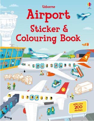 Usborne Publishing Ltd - Airport Sticker and Colouring Book - 9781474937184 - 9781474937184