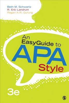 Beth M. Schwartz - An EasyGuide to APA Style - 9781483383231 - V9781483383231