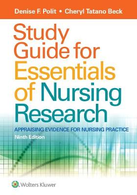 Denise F. Polit - Study Guide for Essentials of Nursing Research - 9781496354693 - V9781496354693