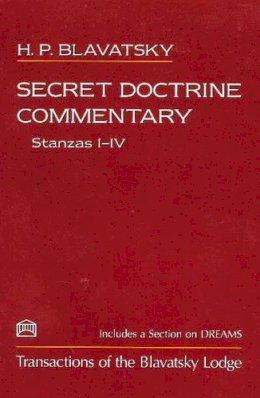 H. P. Blavatsky - Secret Doctrine Commentary - 9781557000286 - V9781557000286