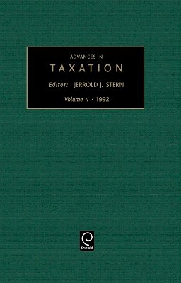 Stern J - Advances in Taxation - 9781559383769 - V9781559383769