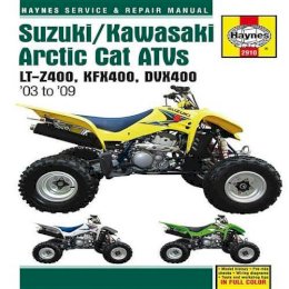 Haynes Publishing - Suzuki/Kawasaki Arctic Cat ATV's Service and Repair Manual - 9781563929106 - V9781563929106