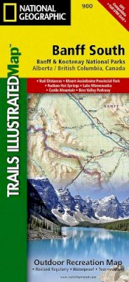 National Geographic Maps - Banff South: Trails Illustrated National Parks - 9781566956581 - V9781566956581