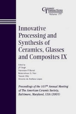 Singh - Innovative Processing and Synthesis of Ceramics, Glasses and Composites IX - 9781574982473 - V9781574982473