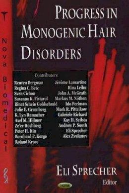 Eli Sprecher - Progress in Monogenic Hair Disorders - 9781594543616 - V9781594543616