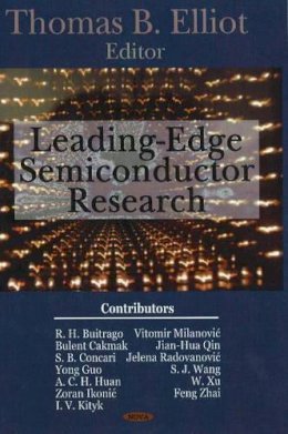 Thomas Elliot - Leading-Edge Semiconductor Research - 9781594545740 - V9781594545740