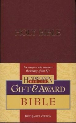 Charles H Henrickson - KJV Gift and Award Bible - Burgundy - 9781598560220 - V9781598560220