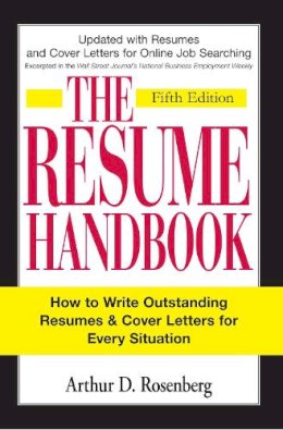 Arthur D Rosenberg - The Resume Handbook - 9781598694598 - V9781598694598