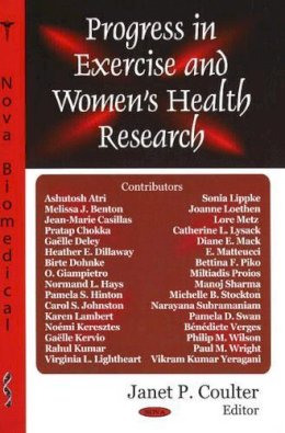 Janet Coulter - Progress in Exercise & Women´s Health Research - 9781604560145 - V9781604560145