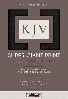 Hendrickson Bibles - KJV Super Giant Print Bible - 9781619709690 - V9781619709690