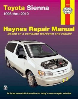 Haynes Publishing - Toyota Sienna (98 - 10): 1998 - 2010 - 9781620920824 - V9781620920824