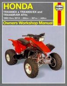 Haynes Publishing - Honda TRX300Ex, TRX400X/Ex, TRX450R/Er ATVs (93 - 14) - 9781620921104 - V9781620921104