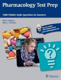Mario Babbini - Pharmacology Test Prep: 1500 USMLE-Style Questions & Answers - 9781626230415 - V9781626230415