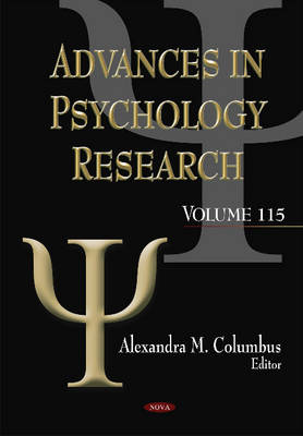 Alexandra M. Columbus (Ed.) - Advances in Psychology Research: Volume 115 - 9781634848879 - V9781634848879